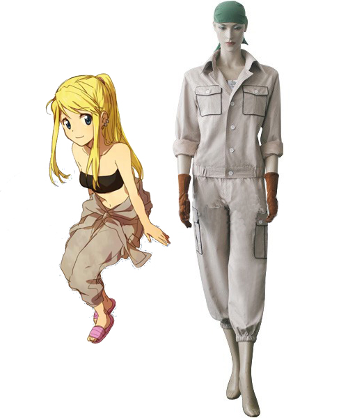 Fullmetal Alchemist WinryRockbell Uniform Cosplay Costume